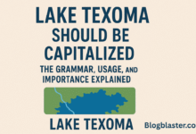 lake texoma should be capitalized