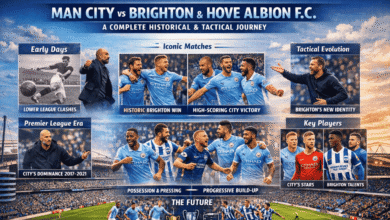 man city vs brighton & hove albion f.c. timeline