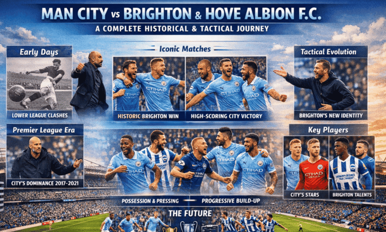 man city vs brighton & hove albion f.c. timeline