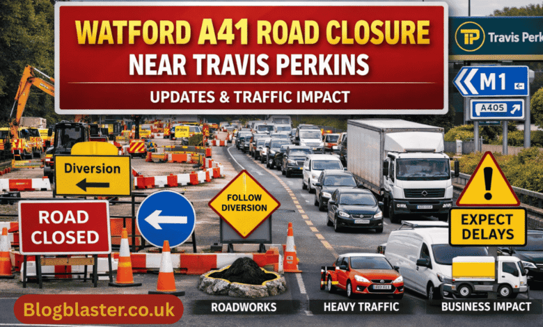 watford a41 road closure travis perkins
