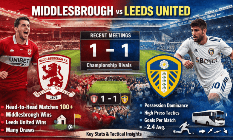 middlesbrough f.c. vs leeds united stats