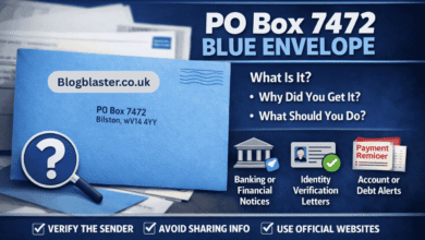 po box 7472 blue envelope