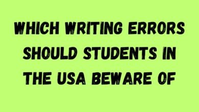 Which Writing Errors Should Students in the USA Beware of