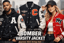 bomber varsity jacket