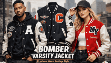 bomber varsity jacket