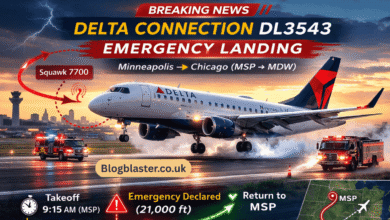 delta connection dl3543 emergency landing