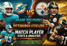 miami dolphins vs pittsburgh steelers match player stats
