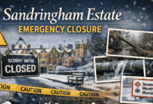 sandringham estate emergency closure
