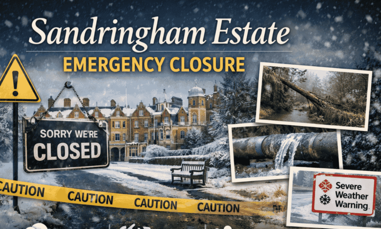 sandringham estate emergency closure
