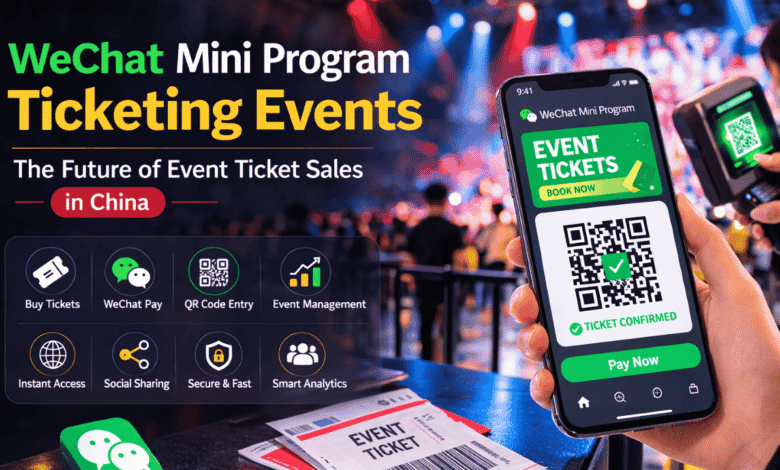 wechat mini program ticketing events