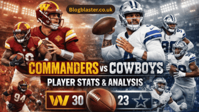 washington commanders vs dallas cowboys match player stats