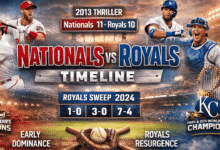washington nationals vs kansas city royals timeline
