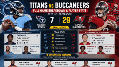 tennessee titans vs tampa bay buccaneers match player stats