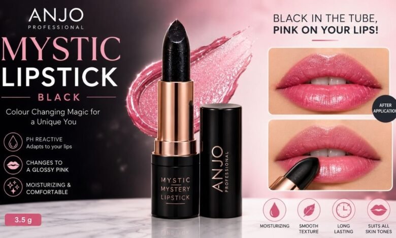 anjo professional mystic lipstick black