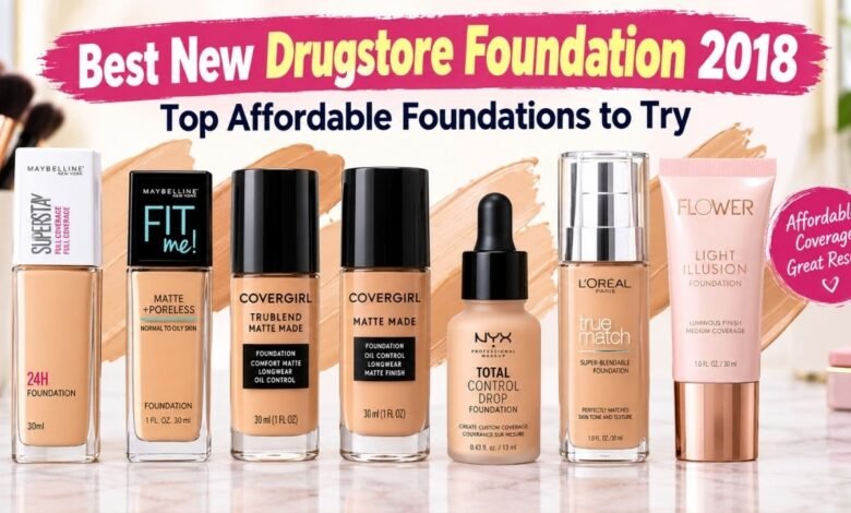 best new drugstore foundation 2018