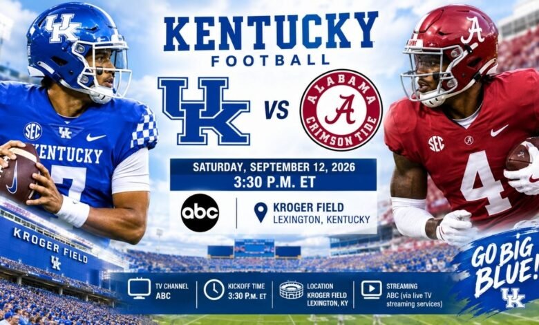 kentucky football channel today