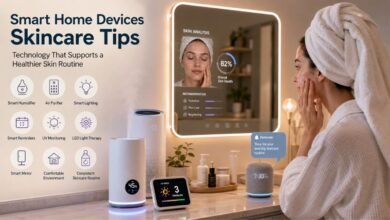 smart home devices skincare tips