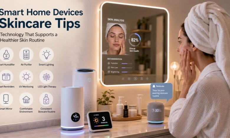 smart home devices skincare tips